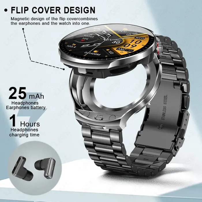 Nouvelle montre intelligente avec appel Bluetooth