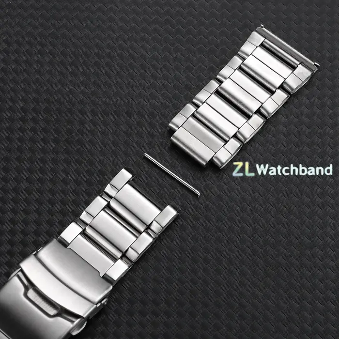 Bracelet de montre en métal 20mm 22mm 24mm pour Seiko