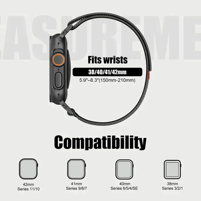 Bracelet Trail Loop pour Apple Watch Ultra 3