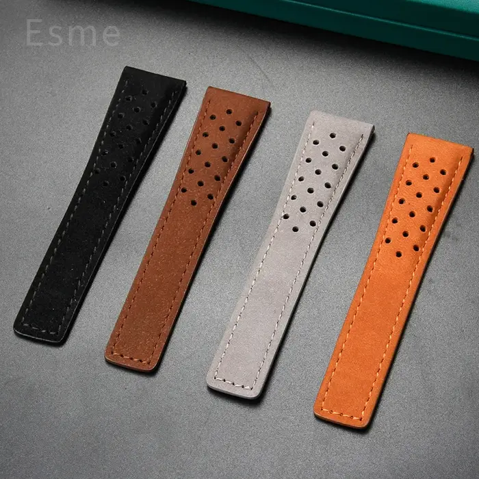 Bracelet de Montre en Cuir de Veau de Qualité Supérieure Délicat