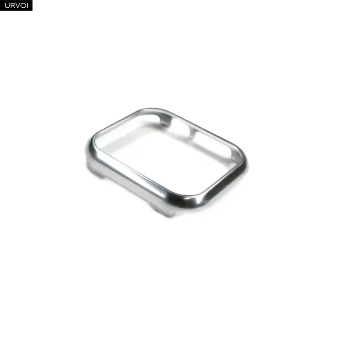 URVOI – boîtier pour Apple Watch ultra 3 2 série 11 10 9 8 SE, cadre métallique brillant, couvercle