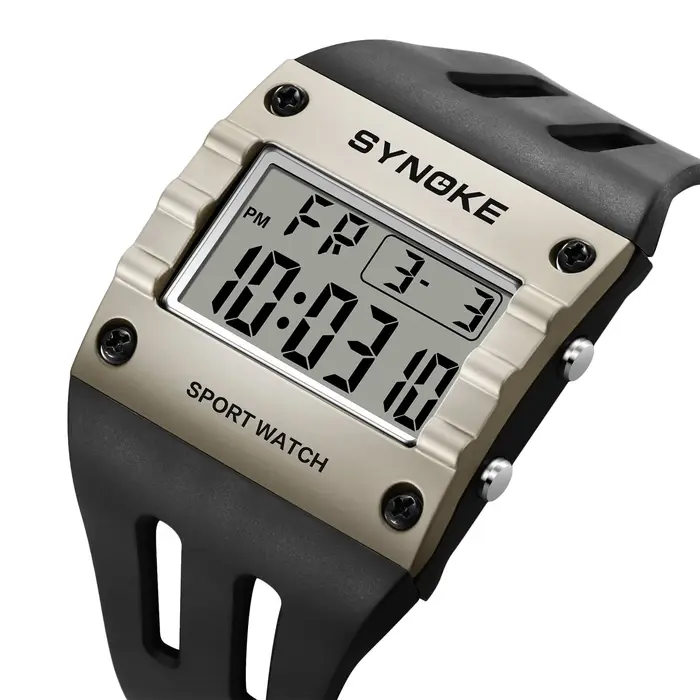 Montre de sport numérique pour homme SYNOKE