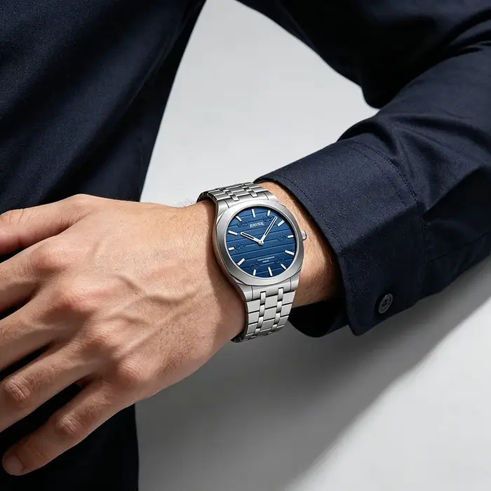 Montre Homme Vintage 'L'Œil de Dieu' Créative à Quartz à Aiguille Unique