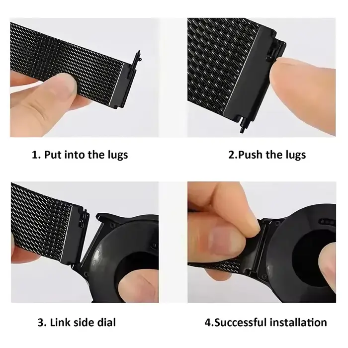 Bracelet à boucle magnétique pour montre Realme 5