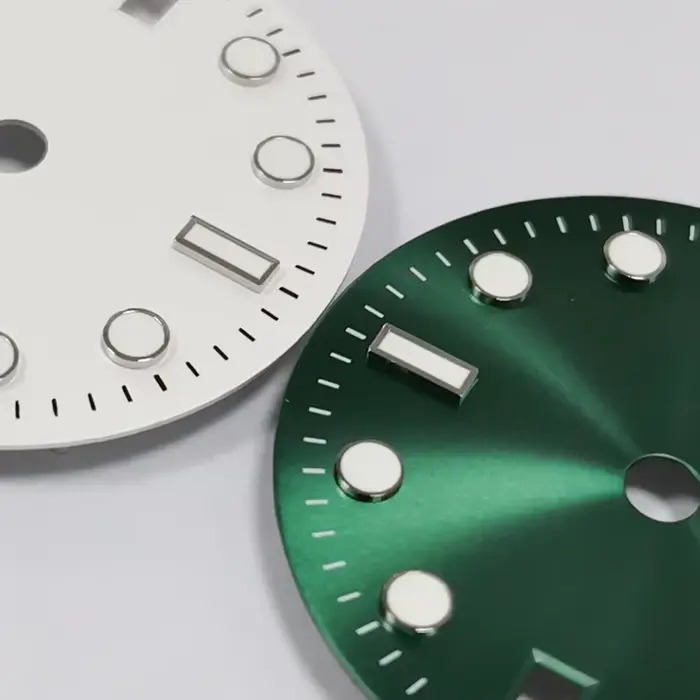 Cadran de montre lumineux vert 29MM