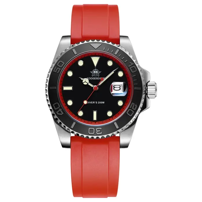 ADDIESDIVE montre à lunette rotative pour hommes 41mm