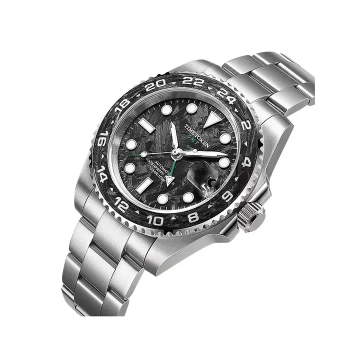 Montres TIME TOKEN GMT en fibre de carbone