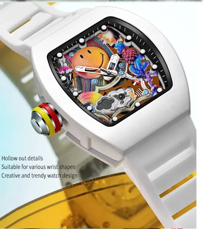 Nouvelle montre sport à quartz tendance pour hommes et femmes