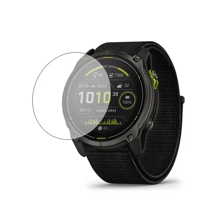 Film de protection transparent pour montre connectée Garmin Enduro 3/2, en verre dur, couvercle de p