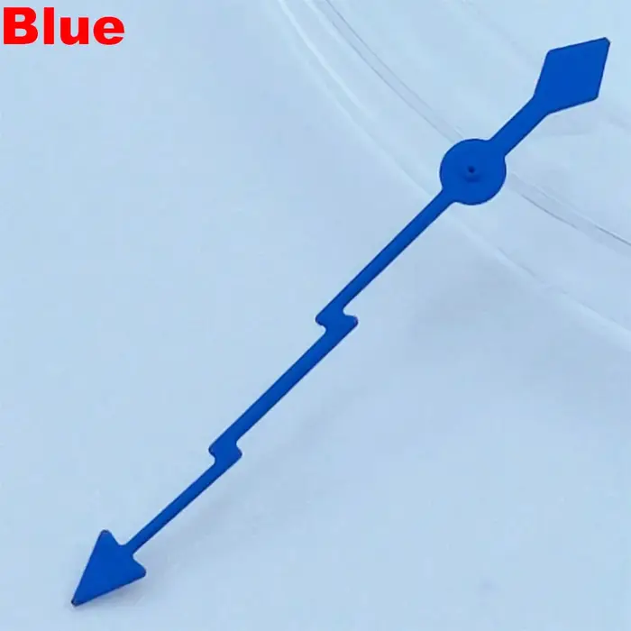 Aiguilles de montre lumineuses multicolores (rouge, jaune, violet, bleu) de 13 mm, compatibles avec 