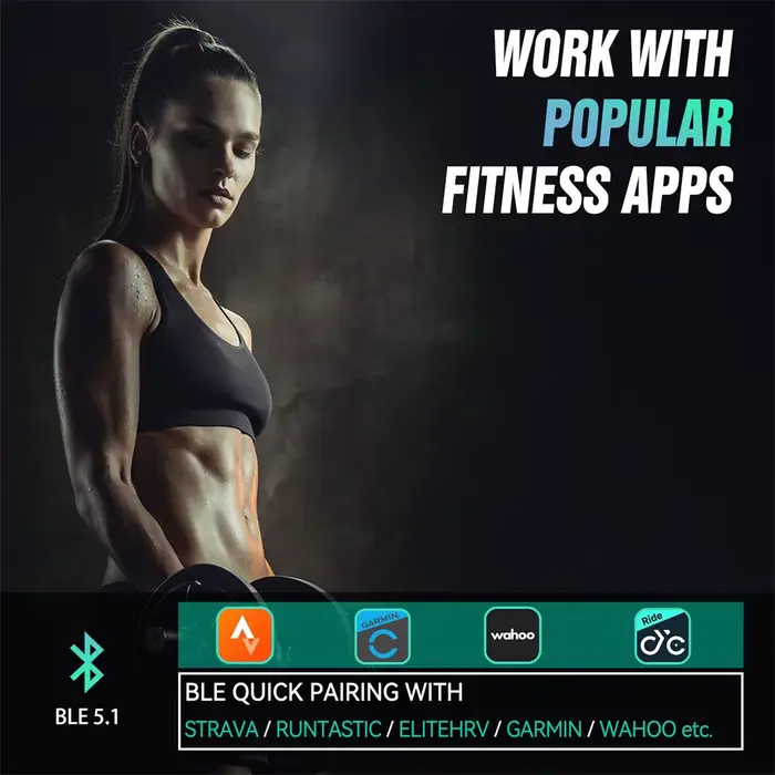 CYCPLUS capteur de fréquence cardiaque brassard ceinture de poignet Bluetooth ANT + moniteur de Fitness pour ordinateur de vélo GPS Garmin Wahoo
