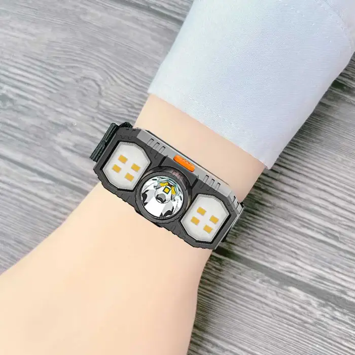 LED Portable lumière Bracelet sangle nuit cyclisme course pêche lampe