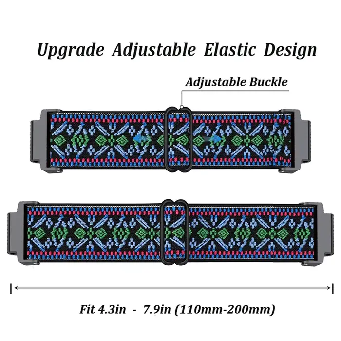Bracelet en Nylon Trail Loop pour Garmin Forerunner 735XT 735 230 235 620 630