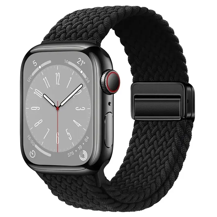 Bracelet tressé pour Apple Watch, 44mm 40 45 49 41mm, 38 boucles, série iWatch se 7 3 6 8 9 10 11 Ul