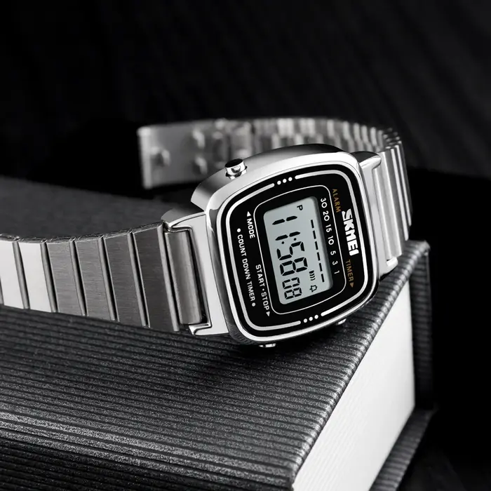 Montre Numérique Étanche à Petit Cadran pour Femme