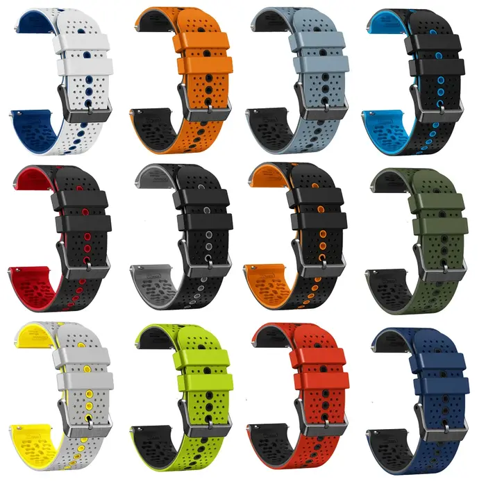 Bracelets de montre en silicone pour SUUNTO 9 PEAK PRO