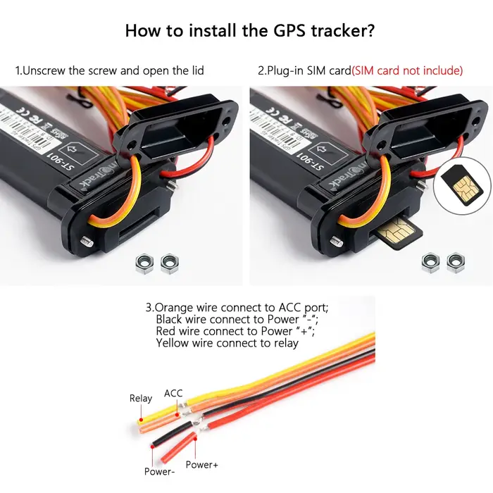 Traceur GPS Global avec batterie intégrée