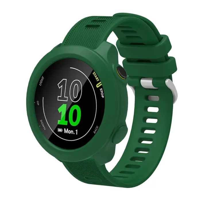 Bracelet en Silicone + étui de protection pour Garmin Forerunner 158 55