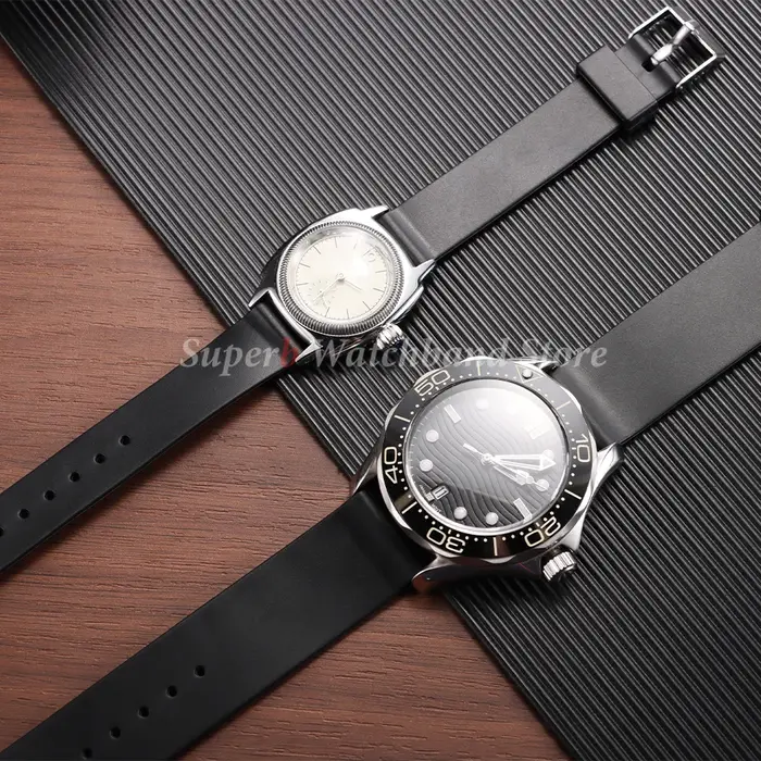Bracelet de montre en plastique PVC 12mm 14mm 16mm 18mm 20mm 22mm