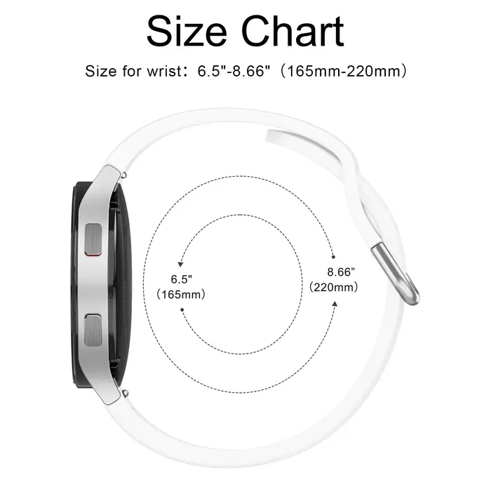 Coque en TPU + bracelet en Silicone pour Samsung Galaxy Watch 4 5 6 7 40mm 44mm