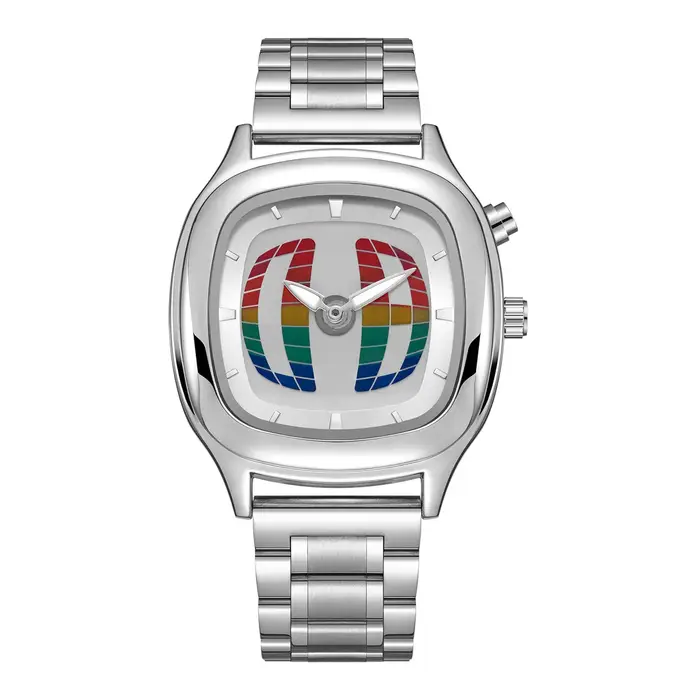 Montre à quartz pour hommes avec éclairage affichage numérique et dynamique des chiffres montre-brac