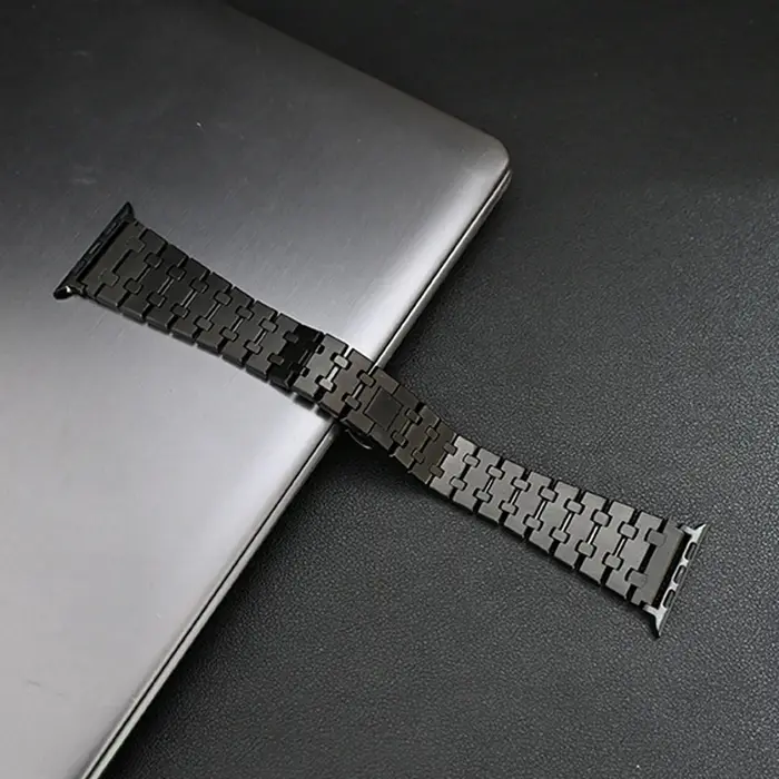 Bracelet en acier inoxydable pour Bracelet de montre Apple Ultra 2 49mm 46mm 45 44mm 41 40 44 38mm Bracelet en métal de luxe IWatch 10 9 8 7 6 SE 5