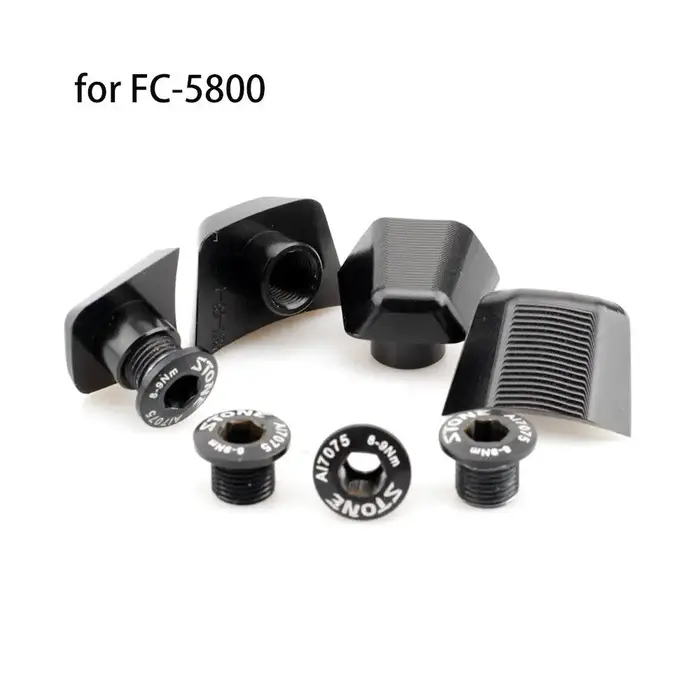 Boulons à plateau unique, écrous décorés en alliage pour Shimano FC-9000 R7000 R8000 R9100 R9200 fc-