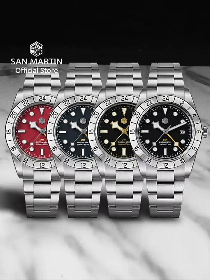 San Martin – montre mécanique automatique pour hommes