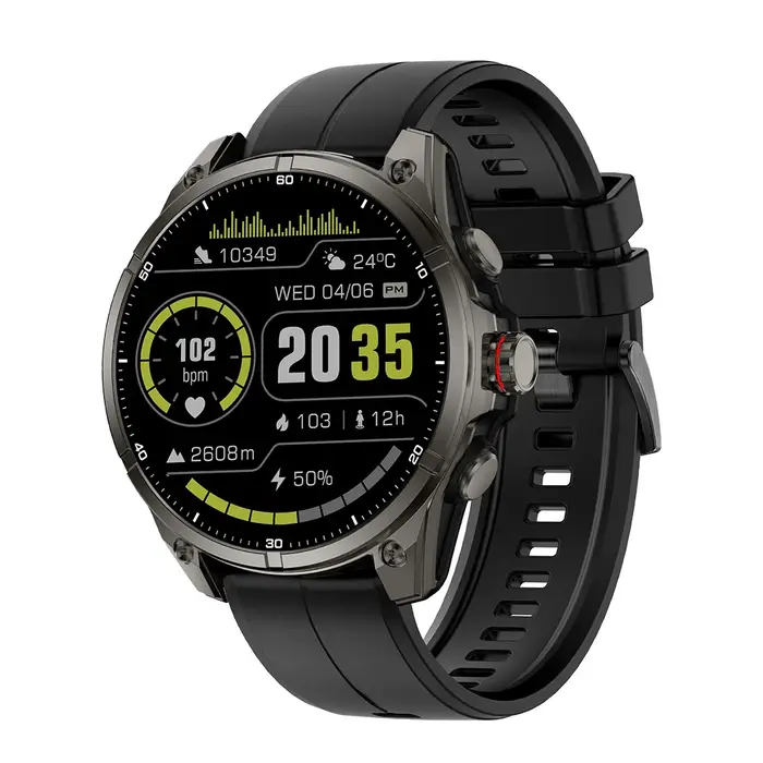 2025 nouvelles montres intelligentes GPS Sport de plein air GPS intégré altimètre baromètre boussole