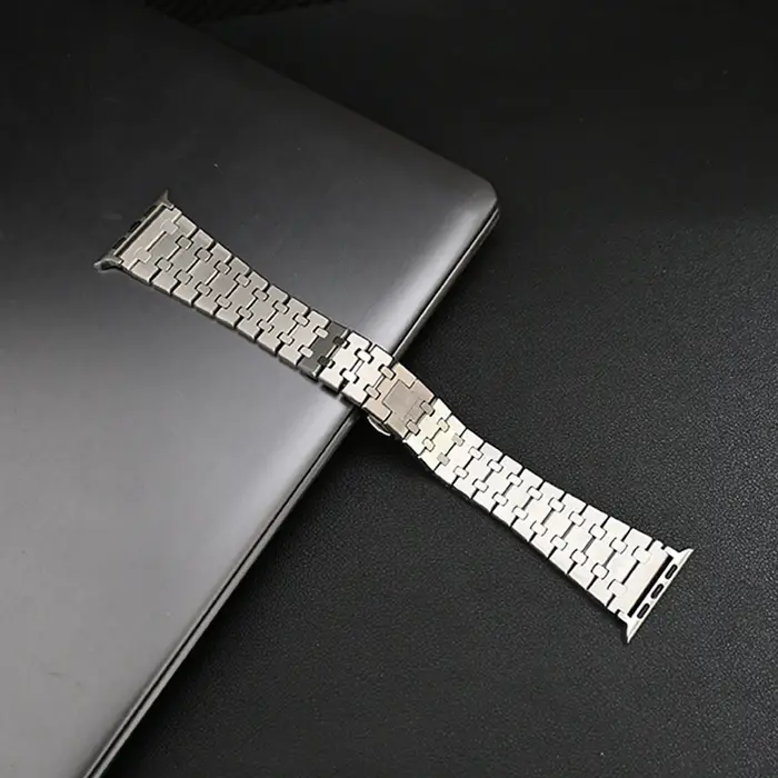 Bracelet en acier inoxydable pour Bracelet de montre Apple Ultra 2 49mm 46mm 45 44mm 41 40 44 38mm B