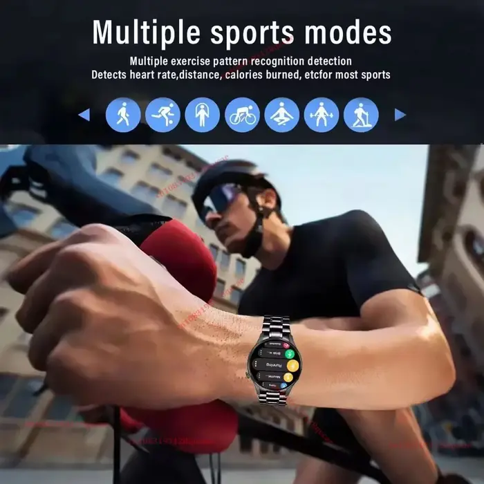 Montre connectée pour hommes, plus de 100 modes sportifs, écran tactile HD, contrôle des photos, cadran personnalisable, étanche 5ATM, compatible iOS et Android, Ht22