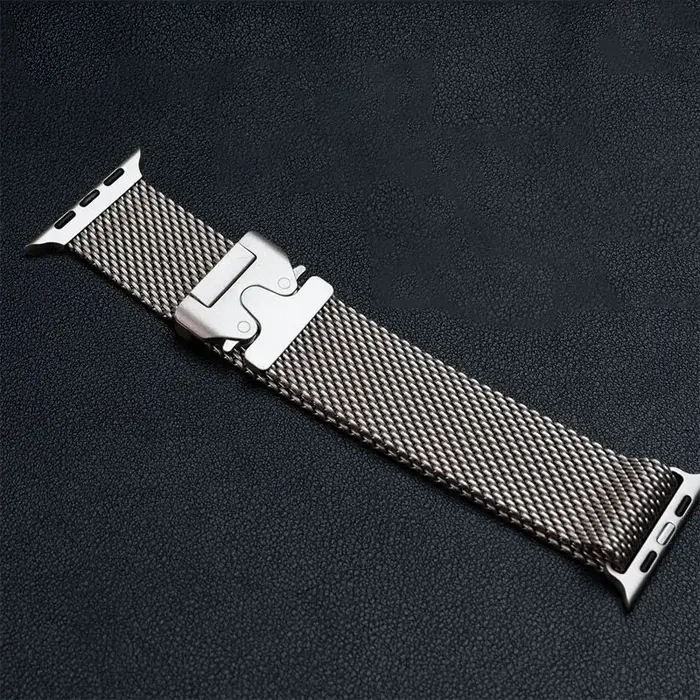 Bracelet officiel en titane 1:1 pour Apple watch Ultra Band 49mm S10 46 42 45 44mm 38 40 41