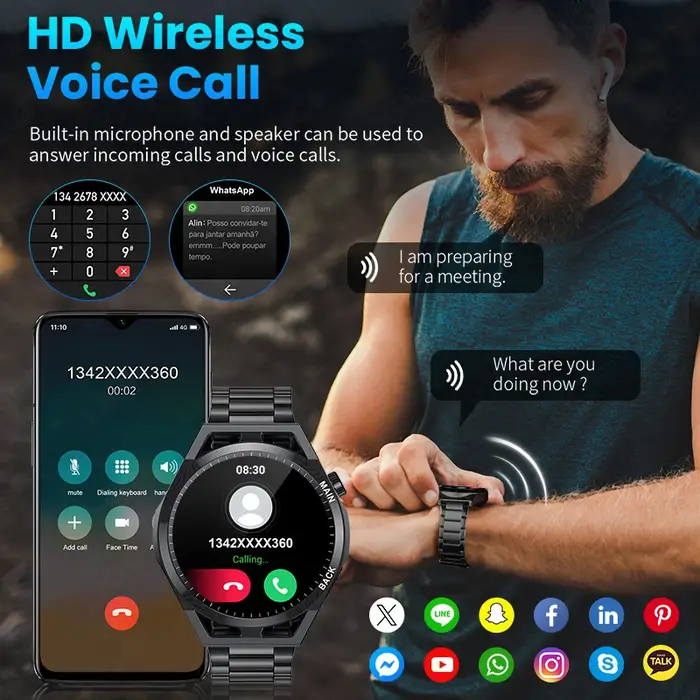 Nouvelle montre connectée LIGE avec NFC