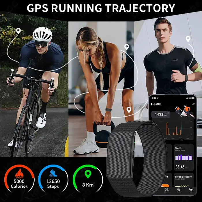 Nouveau bracelet intelligent LIGE GPS pour le sport