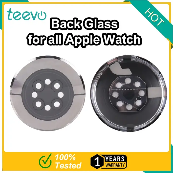 Remplacement de la vitre arrière pour Apple Watch Series 4 / 5 / 6 / 7 / 8 / 9 / 10 / 11 / SE 40mm 41mm 44mm 45mm Pièces de rechange pour réparation