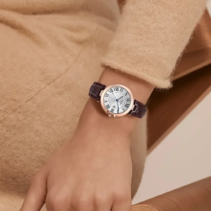 TOMI Simple mode montre pour femme élégant femmes Style luxe rond petit cadran calendrier ceinture