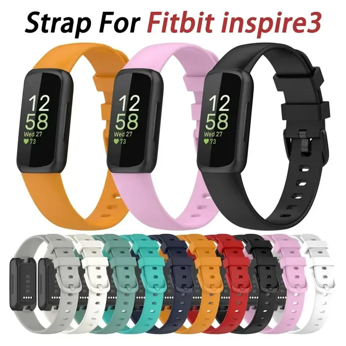 Bracelet de montre souple pour Fitbit Inspire 3