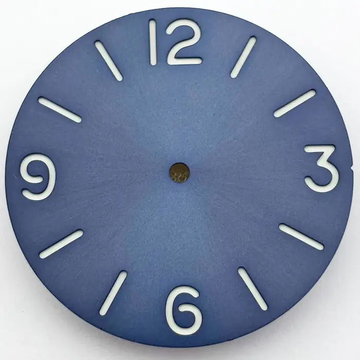 Cadran sandwich de 36 mm, aiguilles lumineuses vertes C3 de haute qualité, adaptées au mouvement ST2