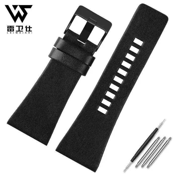 Bracelet de montre en cuir véritable pour ceinture de montre Diesel