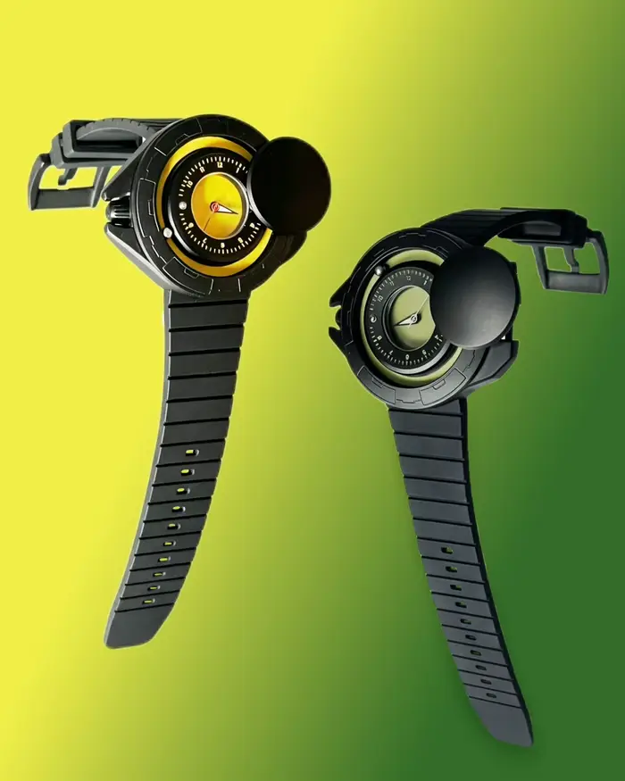 Daniel Gorman Gravity Series montre flottante magnétique hommes conception futuriste automatique Sport montre-bracelet étanche