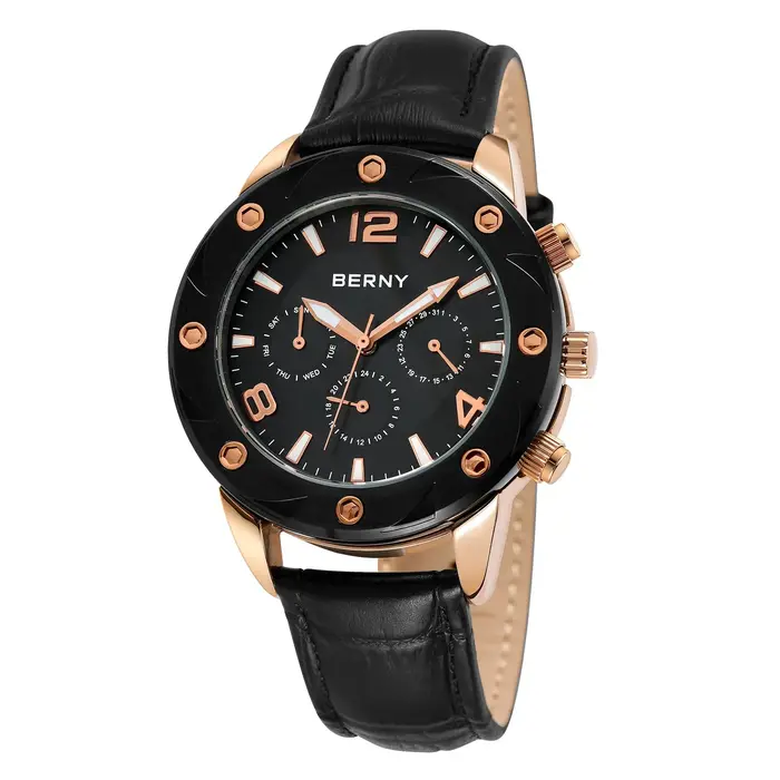 BERNY Montre pour homme avec cadran multifonction