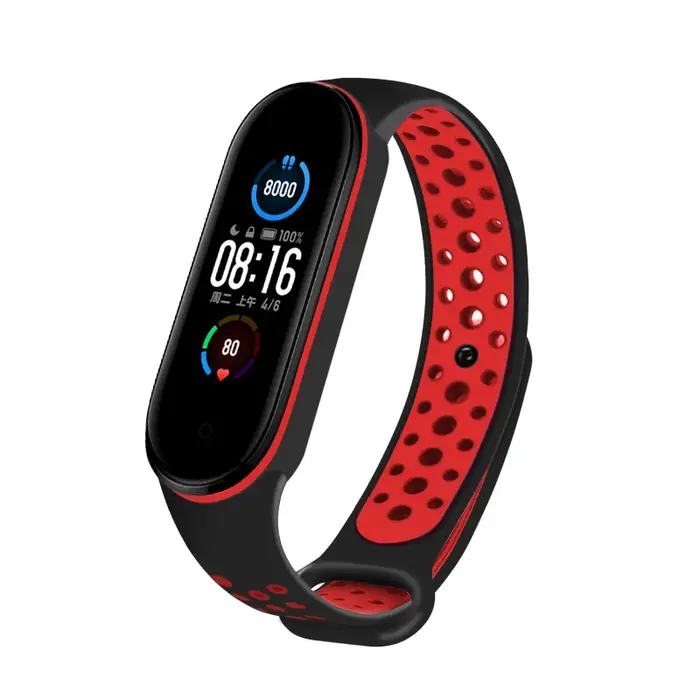 Bracelet respirant pour Xiaomi Mi Band 3 4 5 6 7 montre intelligente poignet M3 M4