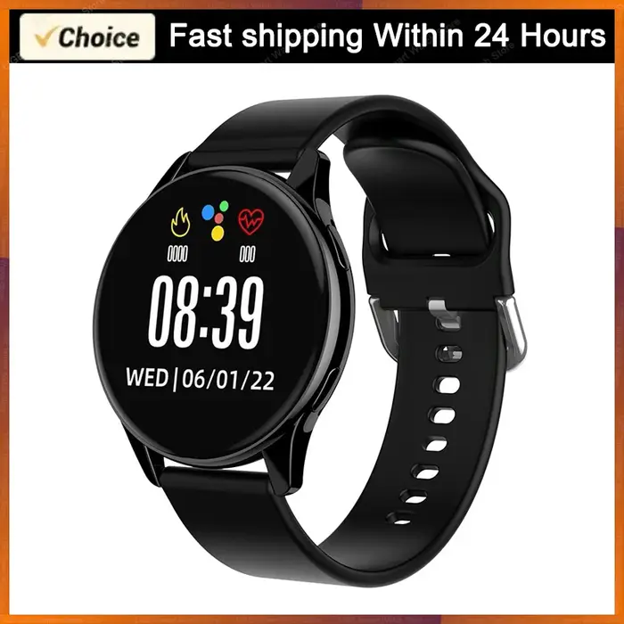Montre connectée LIGE 2026 pour tous les smartphones, écran AMOLED, appels Bluetooth, déverrouillage