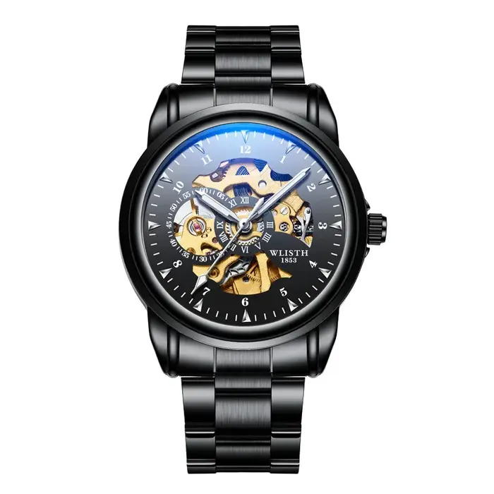 Montre pour homme au design original, montre mécanique de luxe pour hommes, montre automatique étanc