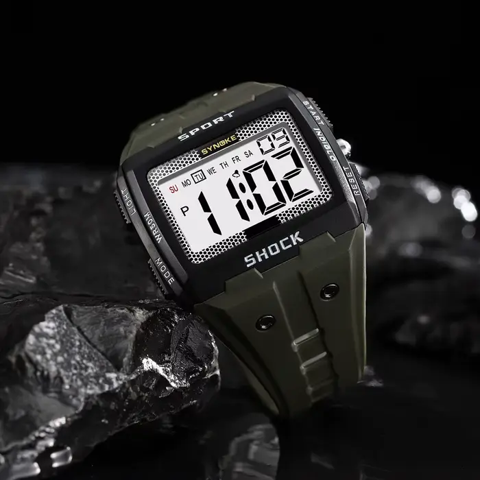 Montre électronique de sport pour homme