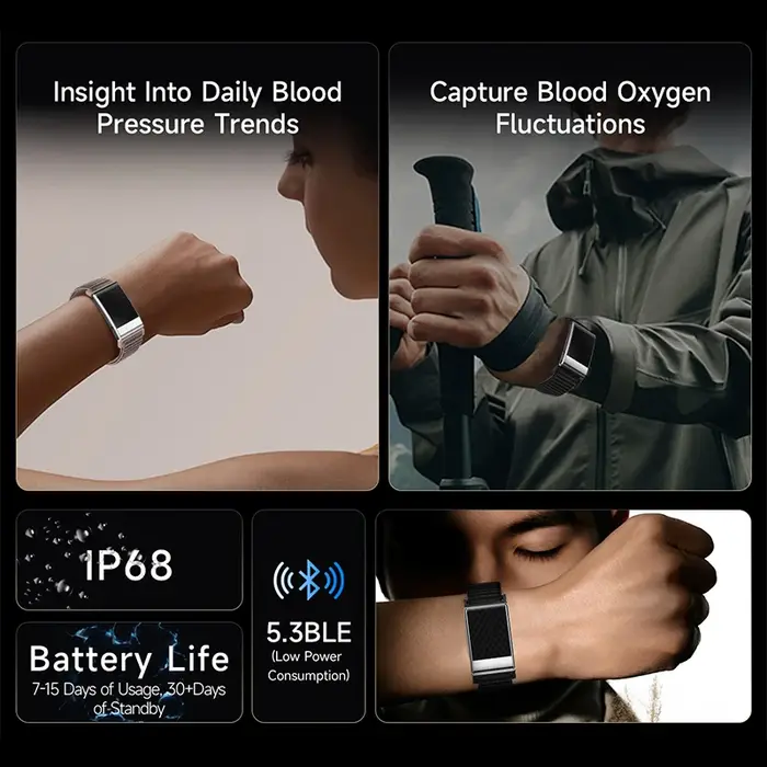 Nouveau bracelet de santé sans écran