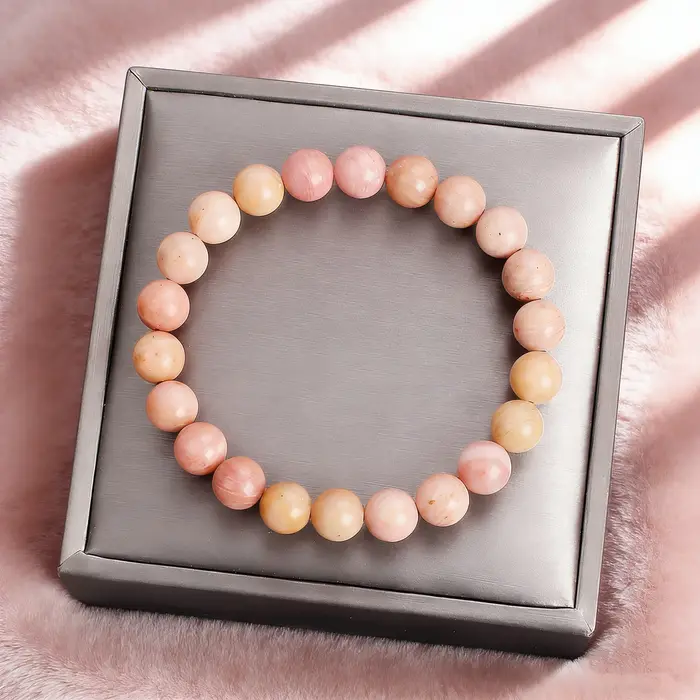 Bracelet en rhodochrosite 6 8 10mm
