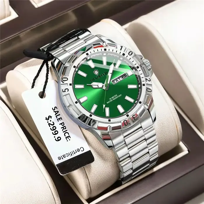 Montre numérique de grande taille de marque suisse de haute qualité pour hommes, montres-bracelets à
