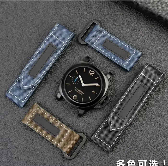 Bracelet de montre en tissu Nylon de haute qualité pour Panerai Luminor PAM01118