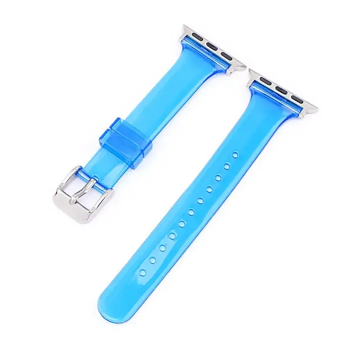 Bracelet de rechange en TPU Transparent pour Apple Watch